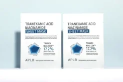 APLB Tranexamic Acid Niacinamide Sheet Mask, rozjaśniająca maska w płachcie z kwasem traneksamowym i niacynamidem, 25 ml