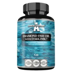 Apollo's Hegemony Diamond Fish Oil With D3 & K2, kapsułki, 120 szt.