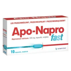 Apo-Napro Fast, 220 mg, kapsułki miękkie, 10 szt.