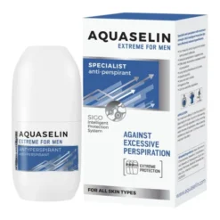 Aquaselin Extreme Men, specjalistyczny antyperspirant roll-on, 50 ml