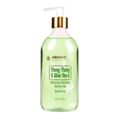 Arganicare shower, żel pod prysznic z aloesem i ylang-ylang, 500 ml