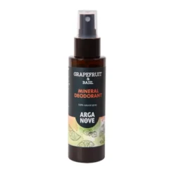 Arganove, dezodorant mineralny, grejpfrut i bazylia, spray, 100 ml