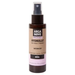 Arganove, ekologiczny hydrolat z kwiatu róży damasceńskiej, 100 ml