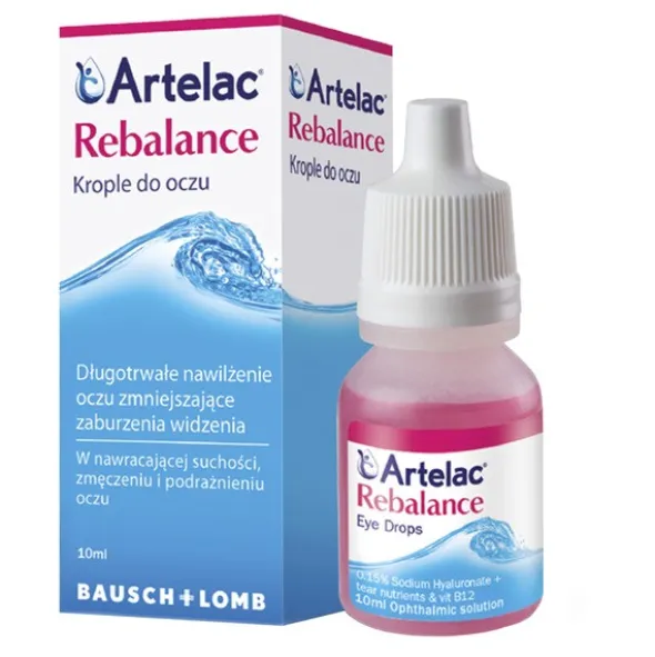 Artelac Rebalance, krople do oczu, 10 ml