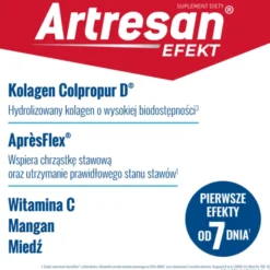Artresan EFEKT, kolagen do picia, AprèsFlex®, na stawy, saszetki, 25 szt.