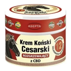 Asepta Krem koński cesarski, rozgrzewający z CBD, 150 ml