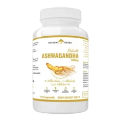 Ashwagandha Ekstrakt 500 mg, kapsułki, 120 szt.