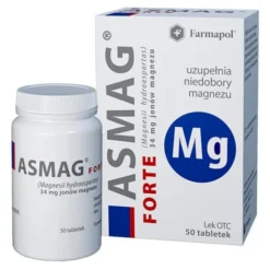 Asmag forte, 500 mg (34 mg Mg2+), tabletki, 50 szt.