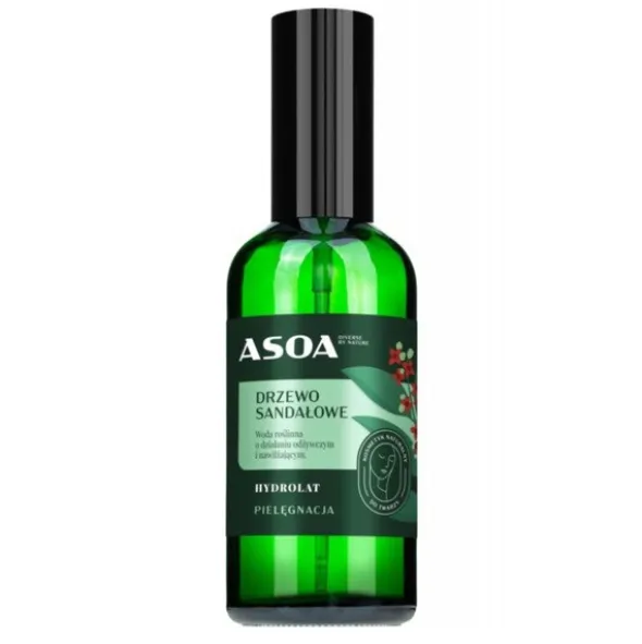 Asoa, hydrolat z drzewa sandałowego, 100 ml