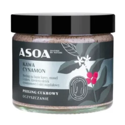 Asoa, peeling cukrowo-kawowy Kawa i Cynamon, 250 ml