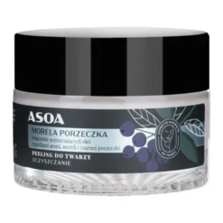 Asoa, peeling do twarzy morela-porzeczka, 50 ml