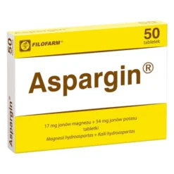 Aspargin, 250 mg 250 mg, tabletki, 50 szt. (Filofarm)