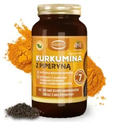 Aspeta Kurkumina z piperyną, kapsułki, 210 szt.