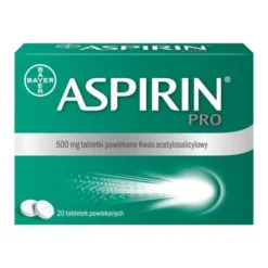 Aspirin Pro, 500 mg, tabletki powlekane, 20 szt.