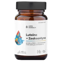 Aura Herbals Luteina + Zeaksantyna, kapsułki, 60 szt.