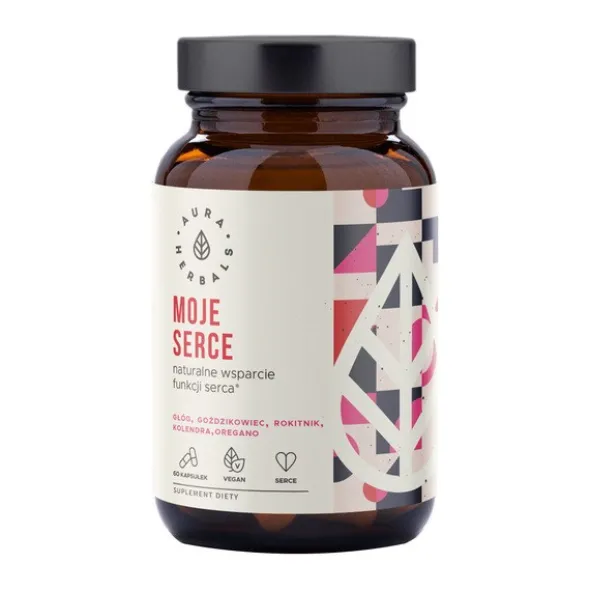 Aura Herbals Moje Serce - Wsparcie Funkcji Serca, kapsułki, 60 szt.