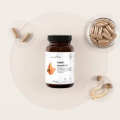Aura Herbals Reishi zarodniki 800 mg + Witamina C, kapsułki, 60 szt.