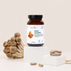 Aura Herbals Reishi zarodniki 800 mg + Witamina C, kapsułki, 60 szt.