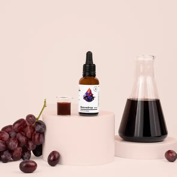 Aura Herbals Resvadrop - Resweratrol, krople, 30 ml