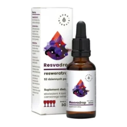 Aura Herbals Resvadrop - Resweratrol, krople, 30 ml