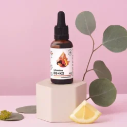 Aura Herbals Witamina D3 (2000 IU)+K2+Omega-3, krople, 30 ml