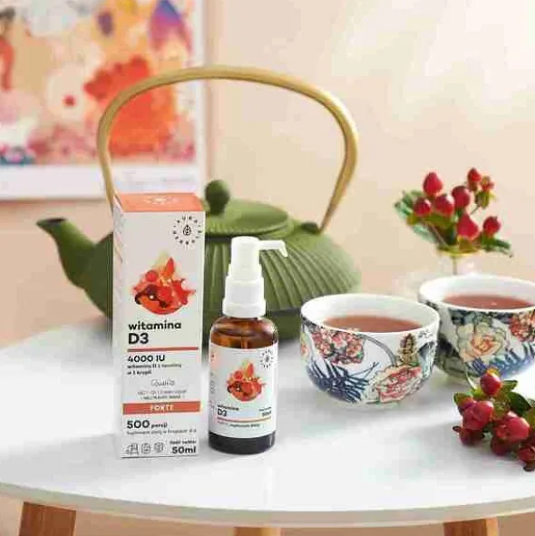 Aura Herbals Witamina D3 4000 IU MCT-Oil, krople, 50 ml