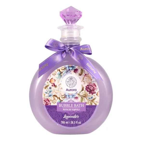 Aurora Bubble Bath, płyn do kąpieli, Lawenda, 780 ml