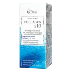AVA Aqua Boost Collagen, serum mikroigłowe na zmarszczki mimiczne, 15 ml