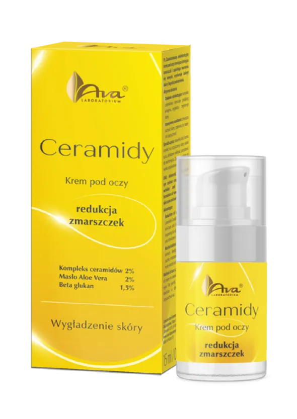 AVA Ceramidy, redukcja zmarszczek, krem pod oczy, 15 ml