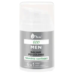 AVA Eco Men, balsam po goleniu naturalnie nawilżający, 50 ml