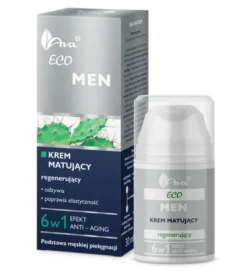 AVA Eco Men, krem matująco-regenerujący, 50 ml