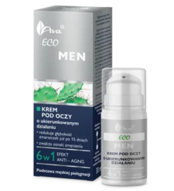 AVA Eco Men, krem pod oczy o ukierunkowanym działaniu, 15 ml