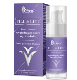 Ava Fill & Lift, krem-booster wygładzający skórę szyi i dekoltu, 30 ml