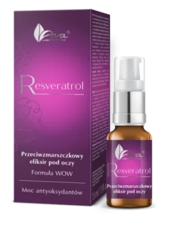 Ava Resveratrol, przeciwzmarszczkowy eliksir pod oczy, 15 ml