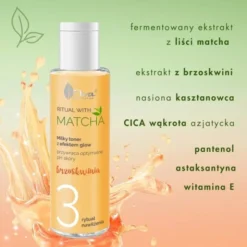 AVA Ritual with Matcha, mleczny tonik i serum do twarzy, 2w1, 100 ml