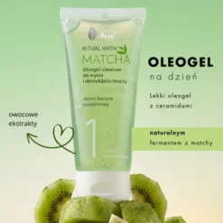 AVA Ritual with Matcha, oleo-żel do mycia i demakijażu twarzy, 100 ml