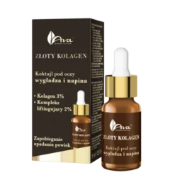 AVA Złoty Kolagen, koktajl pod oczy, 15 ml