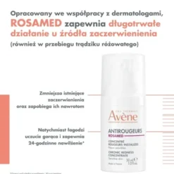Avene Antirougeurs Rosamed, koncentrat na utrwalone zaczerwienienia, 30ml