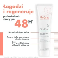 Avene Cicalfate+, regenerujący krem ochronny, 100 ml