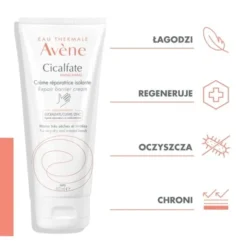 Avene Cicalfate, regenerujący krem do rąk, efekt bariery, 100 ml