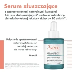 Avene Cleanance A.H.A, serum złuszczające, 30 ml