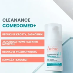 Avene Cleanance Comedomed+, intensywny krem-żel przeciw niedoskonałościom, 30 ml