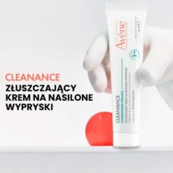 Avene Cleanance Comedomed Peeling, złuszczający krem na nasilone wypryski, 40 ml