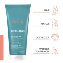 Avene Cleanance, żel oczyszczający, 200 ml