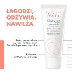 Avene Cleanance Hydra, krem łagodzący, 40 ml