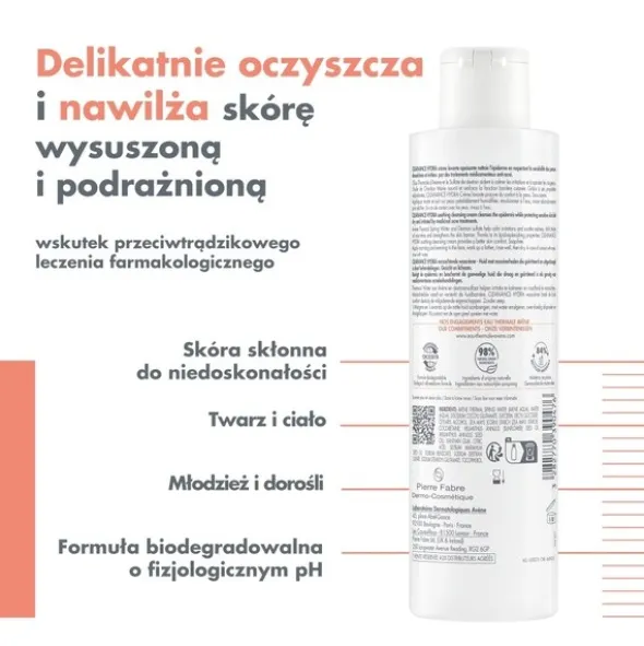 Avene Cleanance HYDRA, krem oczyszczający i łagodzący, 200 ml