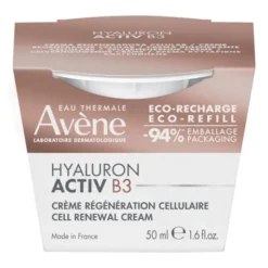 Avene Eau Thermale Hyaluron Active B3, krem odbudowujący komórki, refill, 50 ml