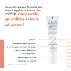 Avene Hyaluron Activ B3, krem pod oczy o potrójnym działaniu, 15 ml