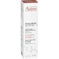 Avene Hyaluron Activ B3, krem pod oczy o potrójnym działaniu, 15 ml
