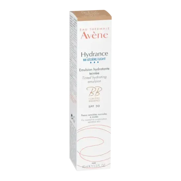 Avene Hydrance BB, nawilżająca emulsja koloryzująca SPF 30, lekka konsystencja, 40 ml